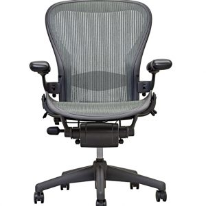 Aeron Chair by Herman Miller – Highly Adjustable – Carbon