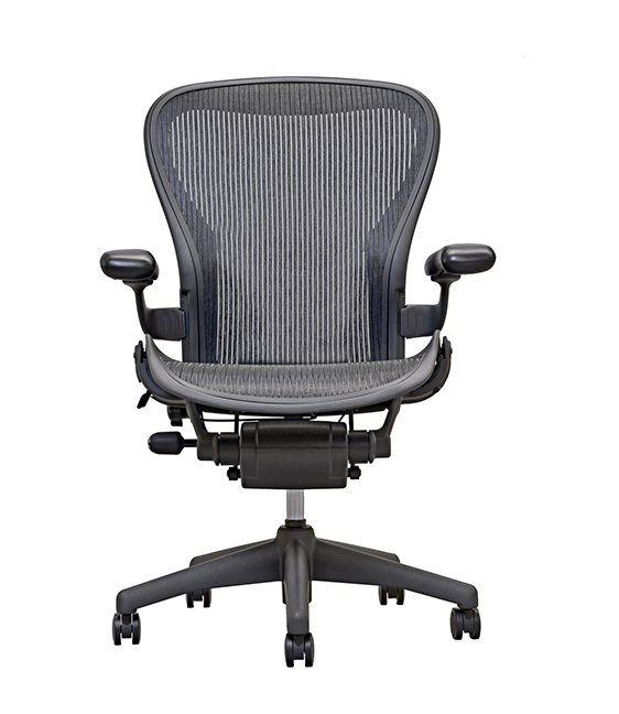 Aeron Chair by Herman Miller basic carbon.
